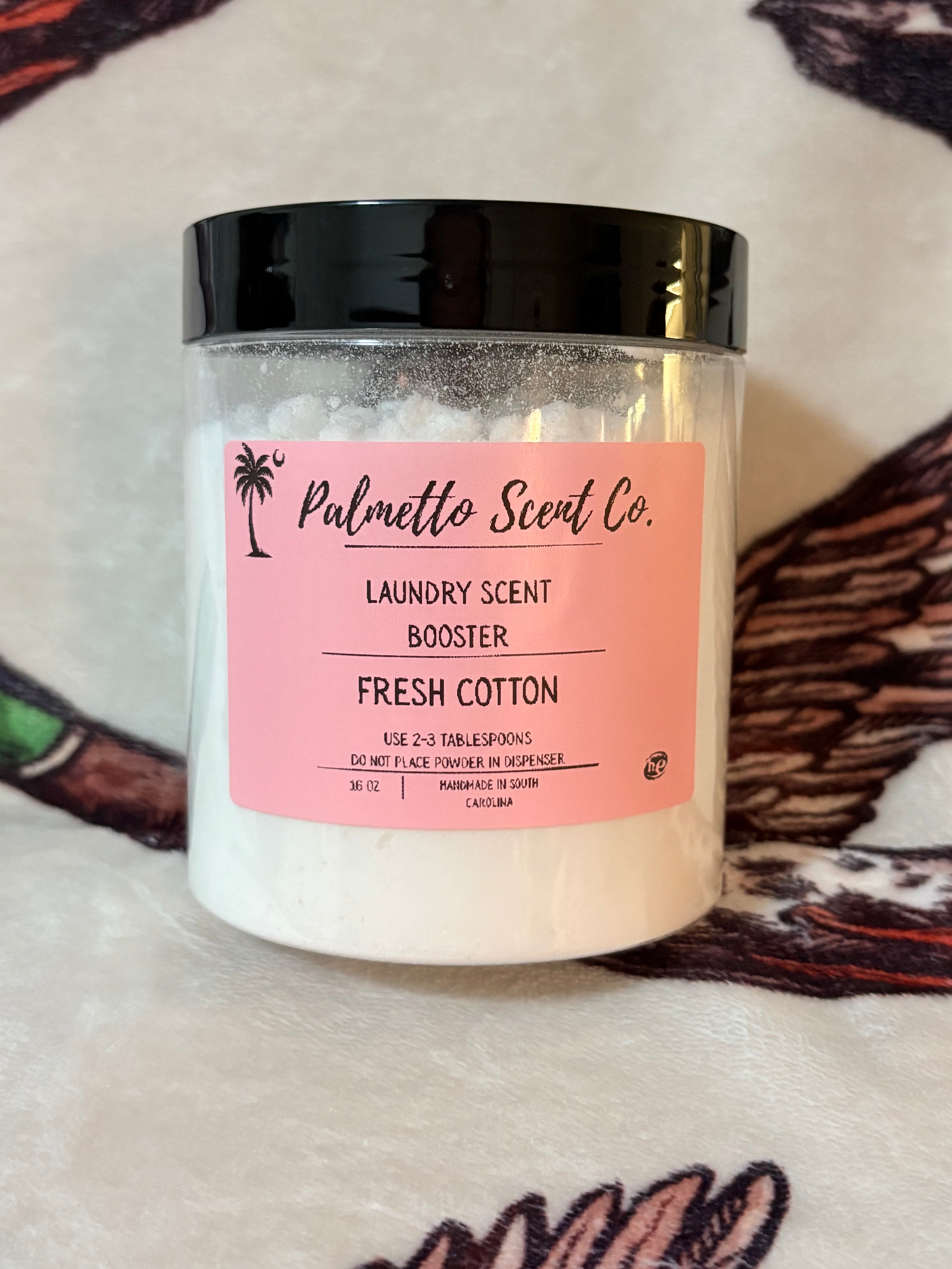 Scented laundry booster